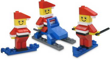 Набор LEGO 40022 Санта Клаусы