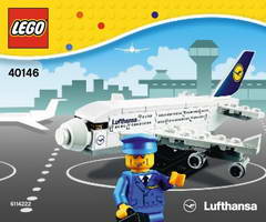 Набор LEGO 40146 Самолет Люфтганзы