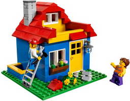 Набор LEGO 40154 Карандашница «Дом»