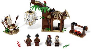 Набор LEGO 4182 Побег от каннибалов