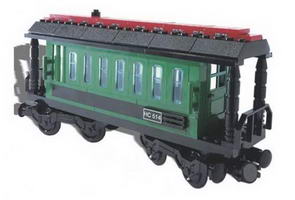 Набор LEGO 4186872 Зеленый пассажирский вагон