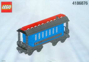 Набор LEGO 4186876 Синий пассажирский вагон