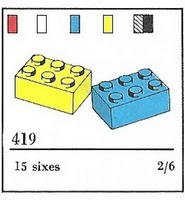 Набор LEGO 419-2 2 x 3 Кирпичики