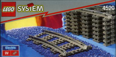 Набор LEGO 4520 Изогнутые рельсы