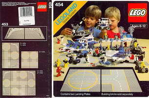 Набор LEGO 454 Two Lunar Landing Plates
