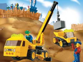 Набор LEGO 4668 Строительный Кран и Перевозчик