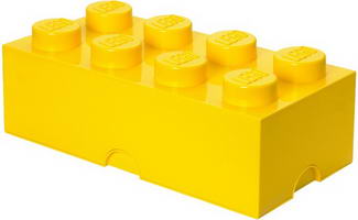 Набор LEGO 5001267 Коробка для хранения - желтый кубик