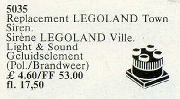 Набор LEGO 5035 Town Siren, 2 x 2