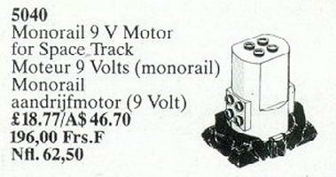 Набор LEGO 5040 Monorail 9V Motor