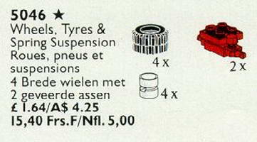Набор LEGO 5046 Hub, Tire and Wheel Suspension