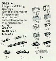Набор LEGO 5165 Hinges, Couplings and Tilting Bearings