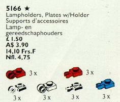 Набор LEGO 5166 Lampholders, Plates with Holder