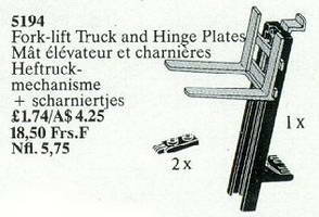 Набор LEGO 5194 Hinge Plate, Fork-Lift