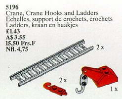 Набор LEGO 5196 Crane, Crane Hooks and Ladders