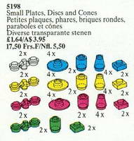 Набор LEGO 5198 Small Plates, Disks and Cones
