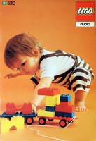 Набор LEGO 520-2 2 x 2 Пластины - Синие