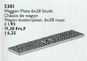 Набор LEGO 5301 Пластина для вагона 6 x 28