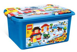 Набор LEGO 5573 Ящик с кубиками + подарок