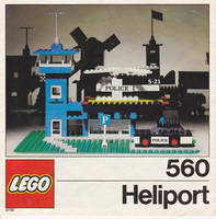 Набор LEGO 560-2 Полицейская вертолетная площадка