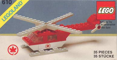 Набор LEGO 610-2 Спасательный вертолет