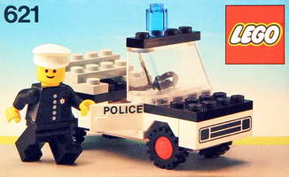 Набор LEGO 621 Полицейская машина