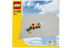 Набор LEGO 628-3 Строительная пластина, серо-голубая, XL