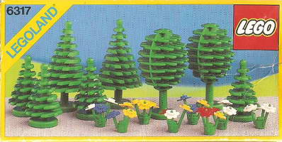 Набор LEGO 6317 Деревья и цветы