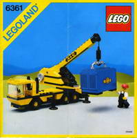 Набор LEGO 6361 Передвижной подъемный кран