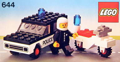 Набор LEGO 644-2 Выездной полицейский патруль