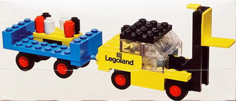 Набор LEGO 652-2 Вилочный погрузчик с прицепом