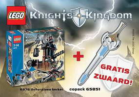 Набор LEGO 65851 Knights Kingdom II Co-Pack (contains 8876 and life size sword)