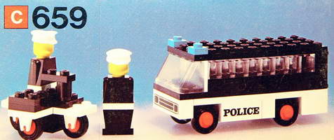Набор LEGO 659 Police Patrol with Policemen