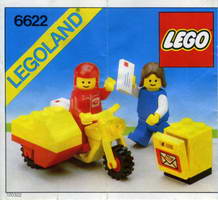 Набор LEGO 6622 Почтальон на мотоцикле