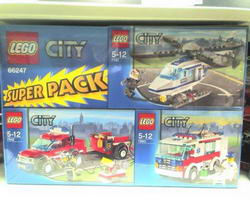Набор LEGO 66247 Сити суперпак (7741 7890 7942)