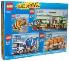 Набор LEGO 66256 Сити суперпак (7242 7733 7990 7991)