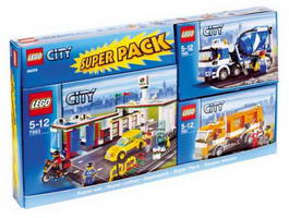 Набор LEGO 66258 Сити суперпак (7990 7991 7993)