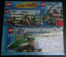 Набор LEGO 66260 Сити суперпак (7733 7734 7992)