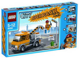 Набор LEGO 66362 Сити суперпак 4 в 1 (3177 3179 8401 8402)