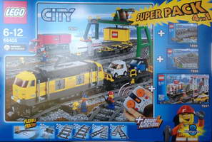 Набор LEGO 66405 Супер набор City Trains 4 в 1