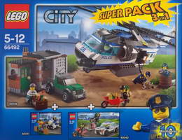 Набор LEGO 66492 Подарочный Суперпэк Полиция 3 в 1
