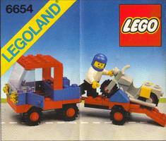 Набор LEGO 6654 Motorcycle Transport