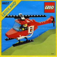 Набор LEGO 6657 Патрульный пожарный вертолет
