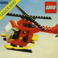 Набор LEGO 6685 Fire Copter 1
