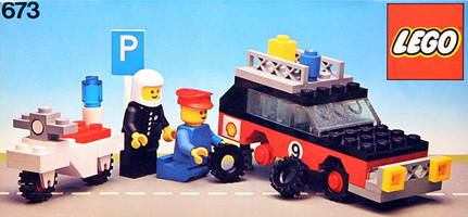 Набор LEGO 673 Пит-Стоп Ралли