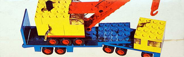 Набор LEGO 680 Low-Loader and Crane