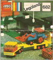 Набор LEGO 682 Low-Loader and Tractor