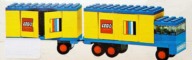 Набор LEGO 685 Грузовик с прицепом