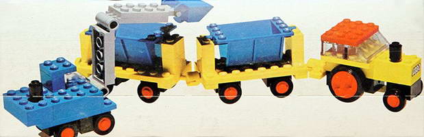 Набор LEGO 686 Самосвалы и погрузчик