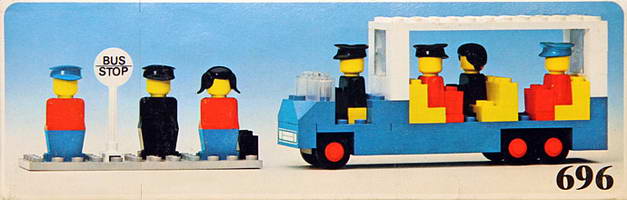 Набор LEGO 696 Автобусная остановка