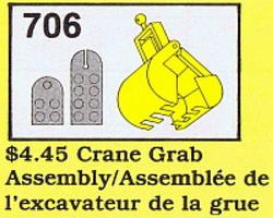 Набор LEGO 706-4 Crane Grab Assembly